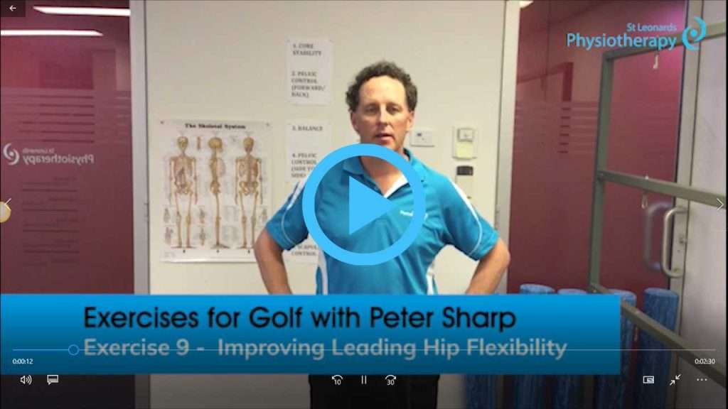 Golf Exercise Improve Leading Hip Flexibility