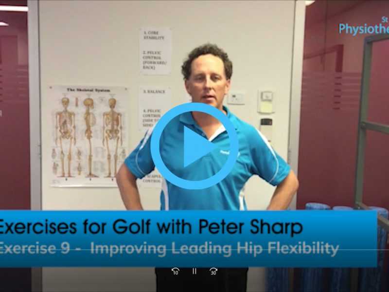 Golf Exercise Improve Leading Hip Flexibility